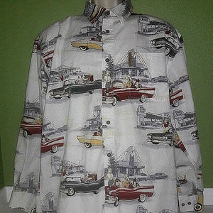 ClearWater Outfitters Men's Shirt Classic Cars L